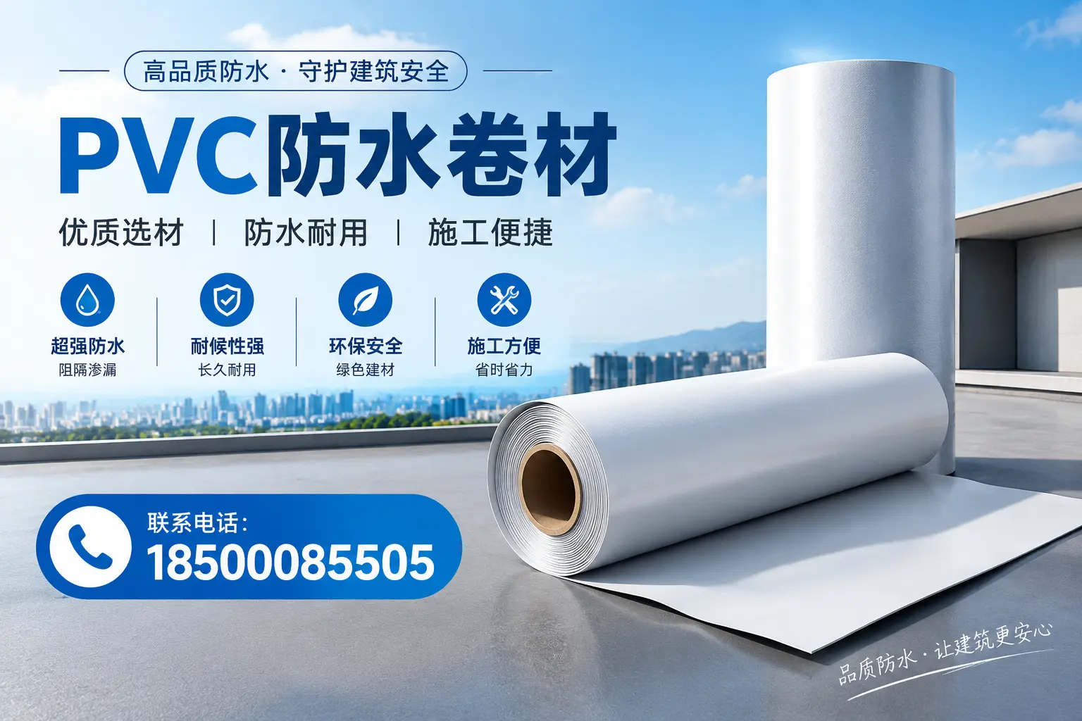 如何评估PVC防水卷材的性价比?泸州消费者必读