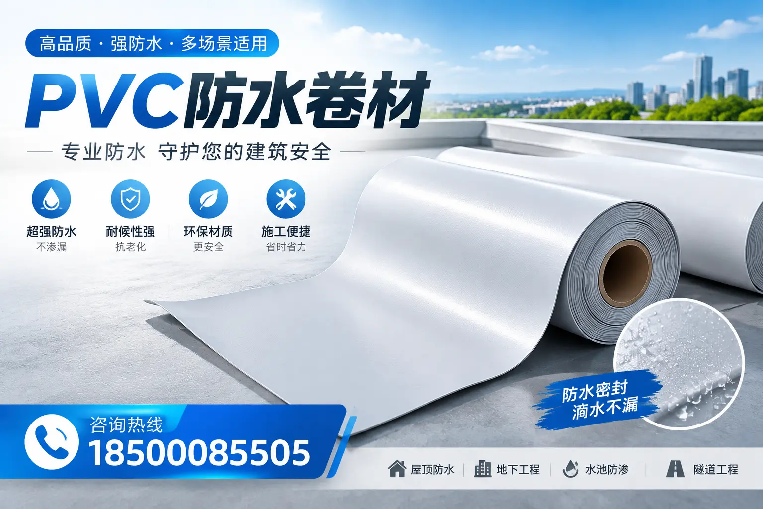 PVC防水卷材的市场竞争分析,泸州品牌选择参考